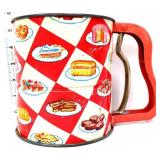 Vntg metal flour sifter