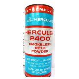 Vntg 1lb Hercules 2400 Smokeless Rifle Powder can