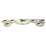 7 piece hand painted nut set