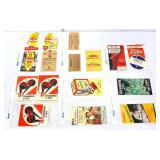 Lot of vntg firearm related paper adv & tags
