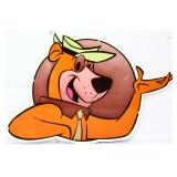 Vntg plexiglass 35.5x24 Yogi Bear park sign