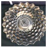 Fostoria round serving tray