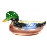 Vntg UPCO mallard duck planter