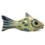 Small pottery fish figure see photos