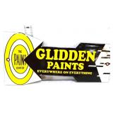 Porcelain 10x5in Glidden Paints sign