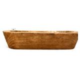 Wood 10in dough bowl