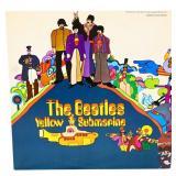 Japanese Beatles Yellow Submarine vinyl w/ insert