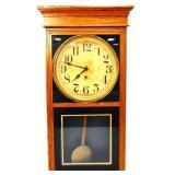 Vntg Sessions country store clock w/ pendulum