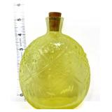 Portieuex vaseline topaz perfume bottle, glows