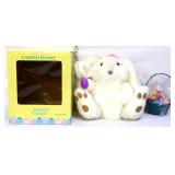 Vntg battery op animated Easter bunny in box