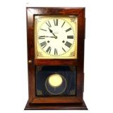 Vntg Verichron clock with pendulum & key