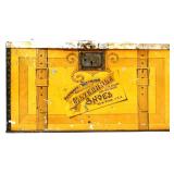Vntg metal Glycerole Shoes oiling box