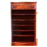 Vintage mahogany bookcase w/ drawer see pics