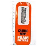 Metal 6x16 Fram Filters adv thermometer