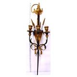 Metal 37in sword wall sconce NO SHIPPING