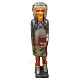 Wood 60in cigar Indian NO SHIPPING