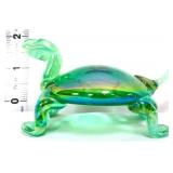 Gibson green uranium turtle figure