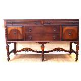 1920s 4 drawer, 2 door buffet see photos