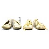 Lot of 2 pairs of baby shoes