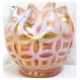 Fenton for Levay butterscotch drapery bowl-rare