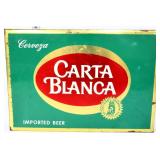 Vntg TOC 13x9 Carta Blanca adv sign