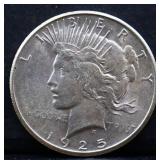 1925S peace dollar