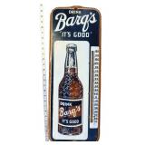 Vntg metal 10x26 Drink Barq