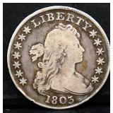 1803 draped bust $1 coin