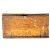Vintage wood sewing box