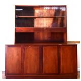 MCM 2 piece china cabinet