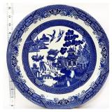 Blue willow 12in round platter
