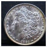 1884O Morgan silver dollar