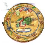 Vntg Chinese dbl side dragon/bird drum