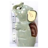 Vntg 6in elephant figural document holder