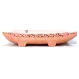 MCM pink/gold spec console bowl