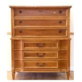 MCM Bassett 6 drawer tall chest see photos