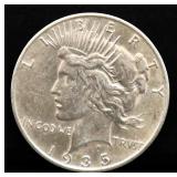 1935S peace dollar