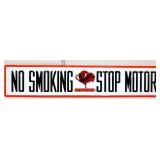 Metal 31.5x6.25 Hancock No Smoking sign