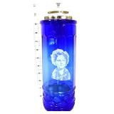 Cobalt blue straw dispenser