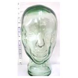 12in green glass head