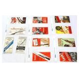 Lot of vntg firearm related paper adv & tags