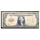 1928 red seal $1 note