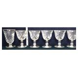 Mixed estate lot of old colony Fostoria goblets
