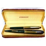 2 vntg Eversharp pens in case
