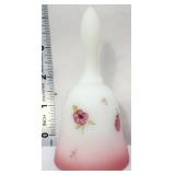 Fenton white/pink satin floral bell
