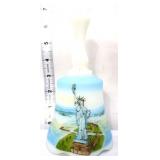 Fenton satin 9/11 Twin Towers bell no dinger