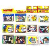Lot of 4 sleeves of baseball cards