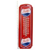 Metal 8.25x27 Pepsi Cola adv thermometer