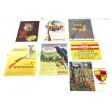 Lot of 7 vntg firearm related paper adv