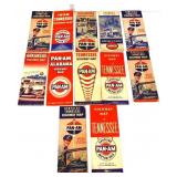 Lot of 12 vintage Pan-Am/Amoco road maps